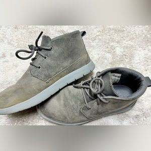 UGG Treadlite Size 1 Gray Leather Waterproof